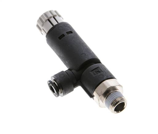 Régulateur de pression R 1/8"-4mm, sans manomètre, norme IQS