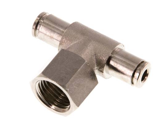 T-connector, female thread. G 1/4"-4mm, IQS-MSV (standard)