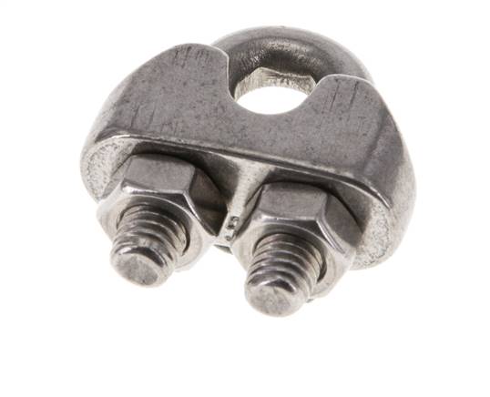 Serre-câble pour câble de 5,0 mm, M 5, B=11, 1.4436