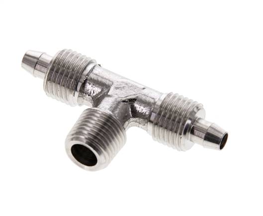 T-Gewindestück R 1/8"-6x4mm, 1.4404 ohne Muttern