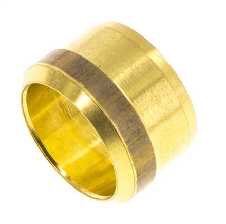 Bague coupante 12 L (M18x1,5), laiton brillant