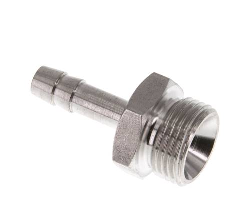 Threaded nozzle G 3/8"-6 (1/4")mm, 1.4571