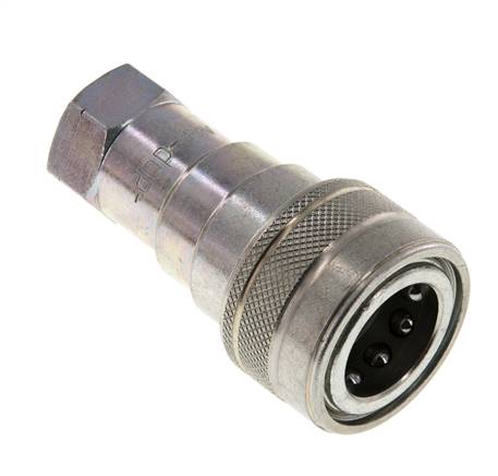 Hydraulic coupling ISO 7241-1B, sleeve, NPT 3/8" (IG), steel