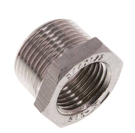 Mamelon de réduction R 3/4" (AG)-Rp 1/2" (IT), 1.4408