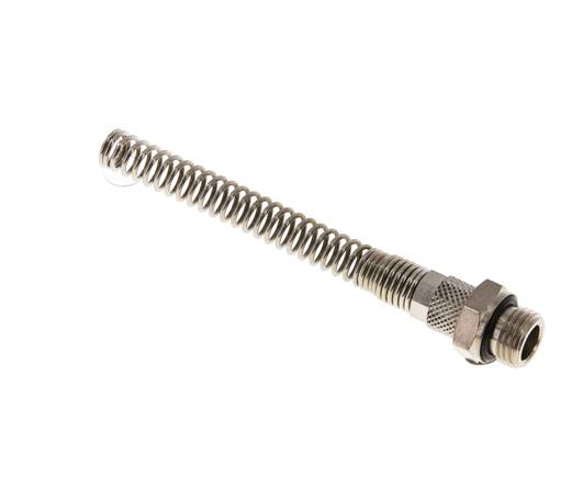 Straight screw connection G 1/4"-6x4mm with kink protection