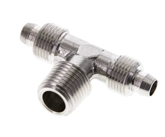 T-Gewindestück R 1/4"-8x6mm, 1.4404 ohne Muttern