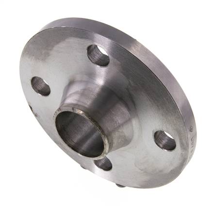 Welding neck flange DN40-PN16 (DIN), DIN 2633, 48.3mm, black steel