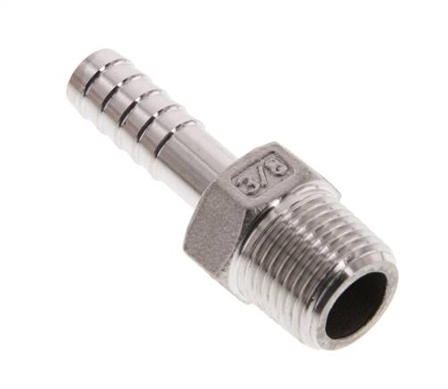 Threaded nozzle NPT 3/8"-9 (3/8")mm, 1.4408