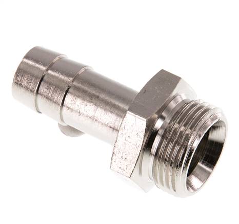 Threaded nozzle G 3/4"-16 (5/8")mm, nickel-plated brass