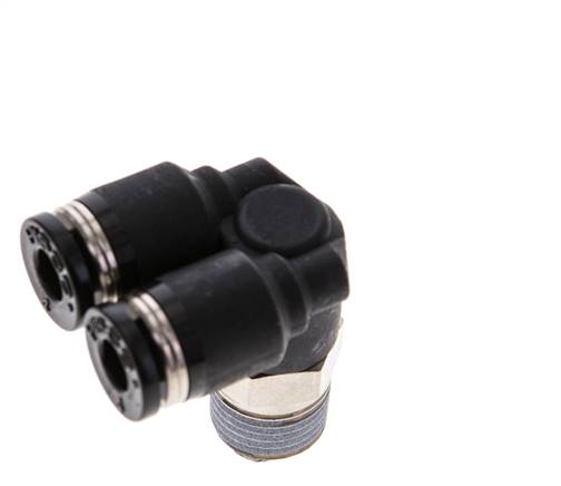 Y-angle plug connection R 1/8"x4mm, IQS standard