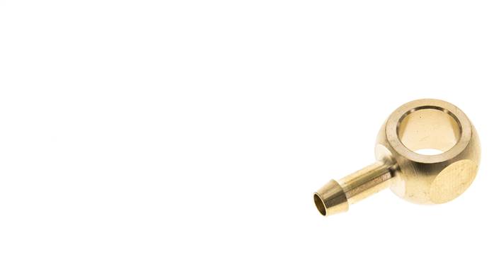 Ring piece for L-threaded nozzle G 1/4"-6 (1/4")mm, brass