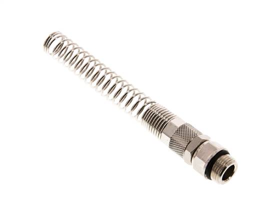 Raccord à vis droit G 3/8"-12x10mm avec protection contre le pliage