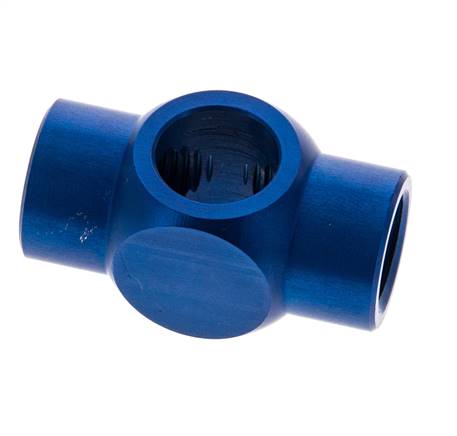 T-ring piece with internal thread G 1/4", aluminum