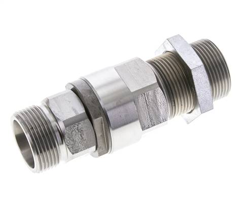 Raccord pivotant de cloison haute pression 25 S (M36x2)