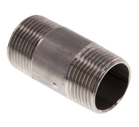 Rohrdoppelnippel R 3/4"-50mm, 1.4571