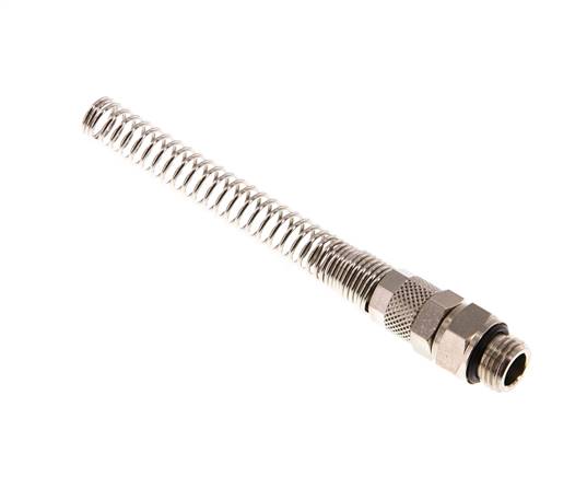 Raccord à vis droit G 1/4"-8x5mm avec protection contre le pliage