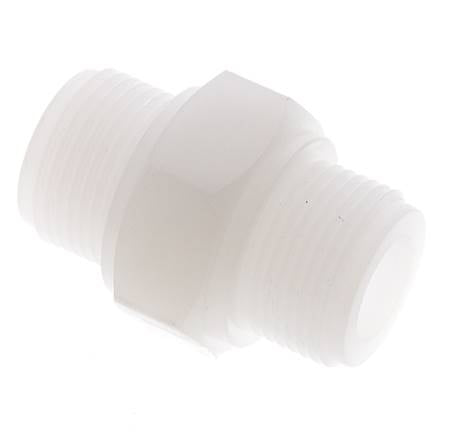 Double nipple G 3/4"-G 3/4", PVDF