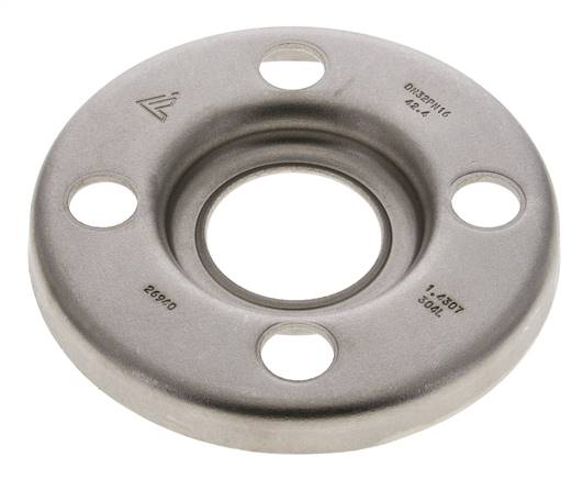 Loose flange DN32-PN10, similar to DIN 2642, 1.4301 pressed