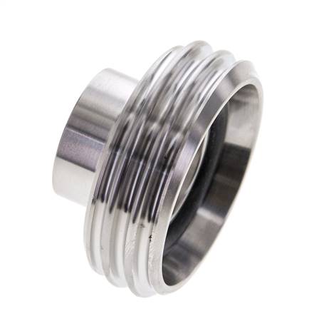 Threaded connector (milk thread) Rd 44 x 1/6"-23.0mm, 1.4404