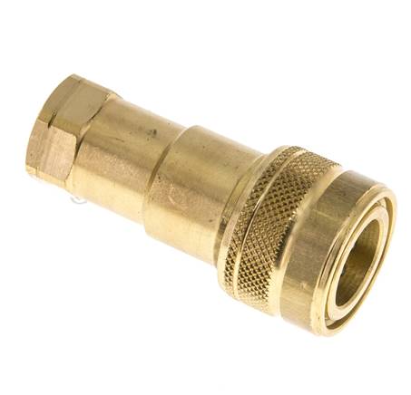 Accouplement hydraulique ISO 7241-1B, manchon, NPT 1/4" (IG), laiton