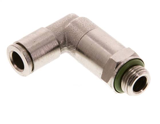 Elbow plug connection, long G 1/8"-6mm, IQS-MSV (high temperature)