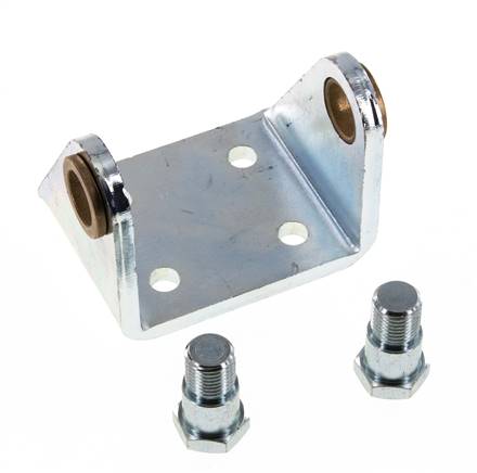 Swivel mounting for round cylinders, Ø 63 mm