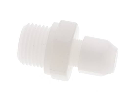 Gerade Verschraubung G 1/2"-8x6mm, PVDF (FDA)