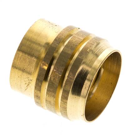 Insert réducteur pour vis à bague de serrage. 16mm-15 (M20x1,5)mm, laiton