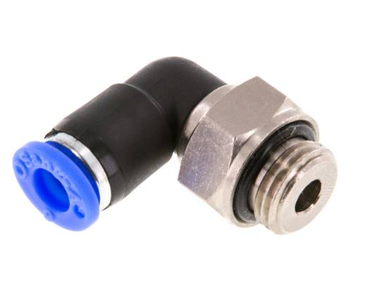 Raccord à vis coudé G 1/4"-6mm, norme IQS