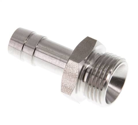 Threaded nozzle G 3/8"-9 (3/8")mm, 1.4571