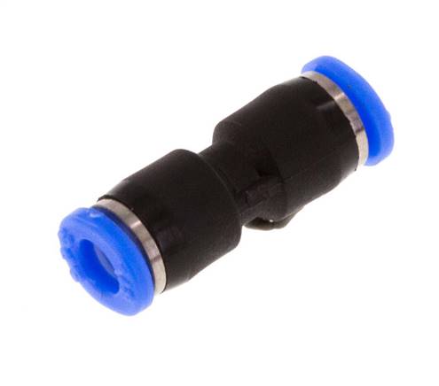 Straight plug connection 1/8" (3.17 mm)x1/8" (3.17 mm), IQS-Inch