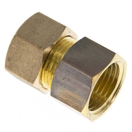 Screw-on compression fitting G 1/2"-15 (M20x1.5)mm, brass