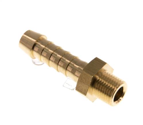 Threaded nozzle M 8x0.75-6 (1/4")mm, brass