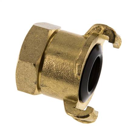 GK hose coupling, G 1" (IG), rotatable, brass