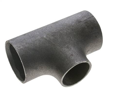 Pièce en T 76,1x2,9mm - 60,3x2,9mm, P235GH-TC1 acier noir, sans soudure