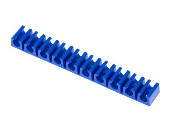 Bande de serrage pour tuyau, bleue, 10 fois pour tuyau de 6 mm