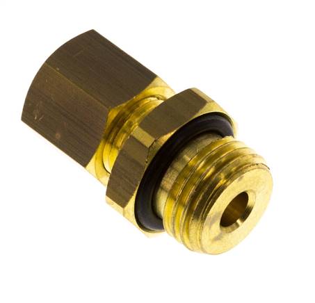 Raccord à compression droit G 1/4"-6 (M10x1)mm, laiton