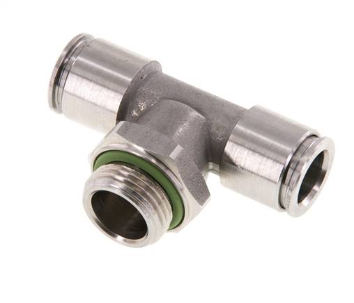 Connecteur en T G 3/8"-10mm, acier inoxydable IQS