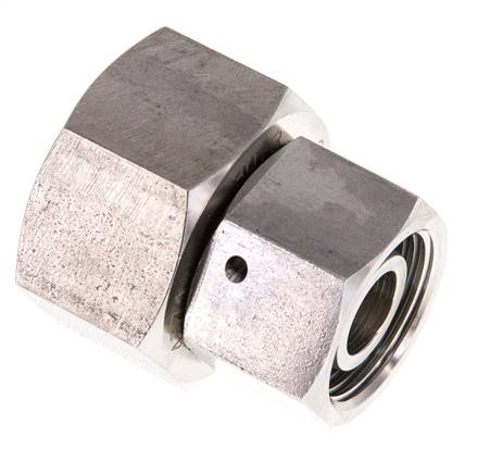 Straight connector 25 S-20 S, 1.4571