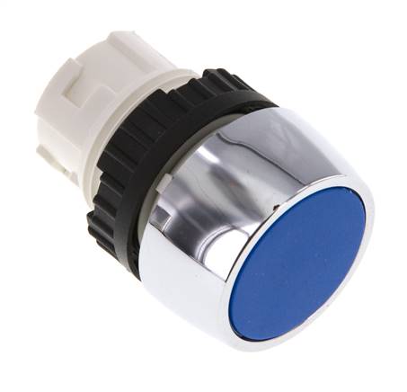 Betätigeraufsatz 22mm, Drucktaster (blau)