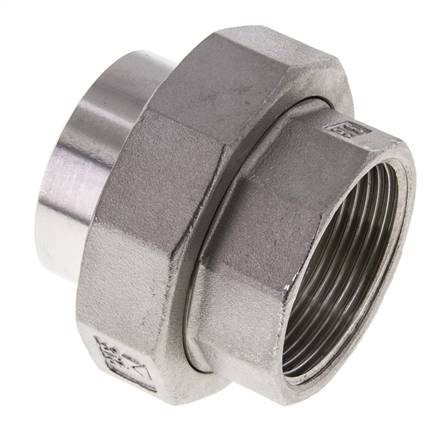 Welding screw connection con. close. Rp 1-1/2"(IG)-48.3mm