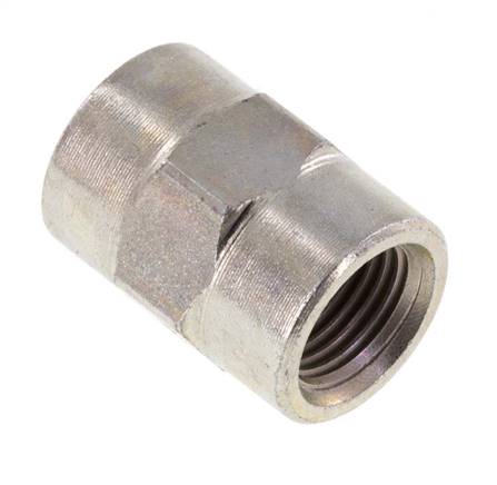 Manchon haute pression NPT 1/8"-NPT 1/8", acier galvanisé