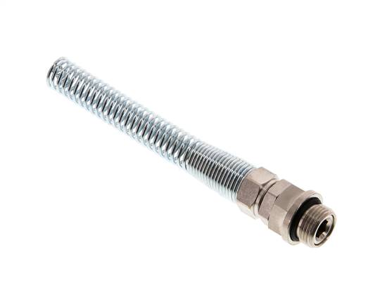 Raccord à vis droit G 3/8"-10x8mm avec protection contre le pliage