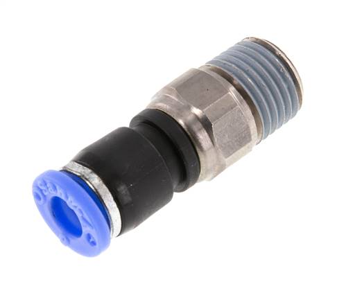 Raccord à vis droit R 1/4"-6mm, norme IQS