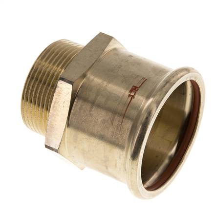 Raccord à sertir, raccord de transition 54mm intérieur / R 1-1/2" AG