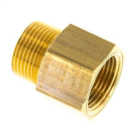 Mamelon de réduction R 3/4"(AG)-NPT 3/4"(IG), laiton