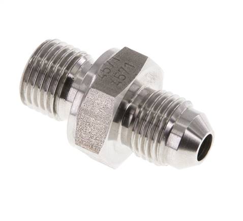 Doppelnippel G 1/4"-UNF 1/2"-20(JIC), 1.4571