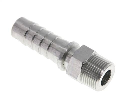 Threaded nozzle, DIN EN 14423 R 3/4"-19x33mm, galvanized steel