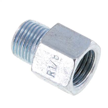 Adaptateur droit (graisseur) R 1/8" mâle - M 10x1 femelle