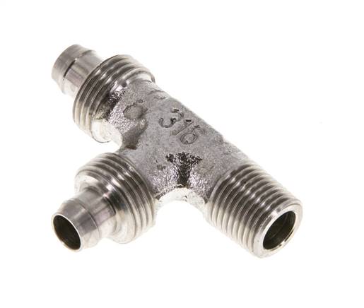 LE-Gewindestück R 1/8"-8x6mm, 1.4305 ohne Muttern